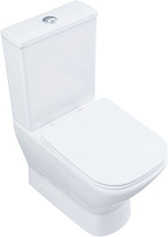 Aquanet Унитаз-компакт Fine Rimless FINE-C Soft Close безободковый с сиденьем микролифт и бачком белый – фотография-5