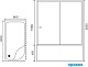 Royal Bath Душевой уголок RB 8120BP-T-BL 120х80х200 R – картинка-10