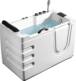 ABBER Акриловая ванна AB9000 B 130x70 R – фотография-1