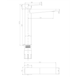 Omnires Смеситель для раковины FR7112CR – фотография-2