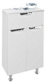 Водолей Тумба Лира 50 белая – фотография-1