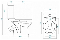 Santek Унитаз-компакт Версаль 1WH302406 – фотография-2