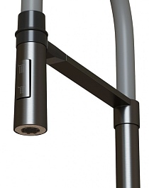 Mixline Смеситель для кухни 35k MLSS-0402BL чёрный графит – фотография-2