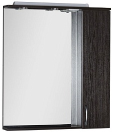 Aquanet Зеркальный шкаф "Донна 80" венге – фотография-1