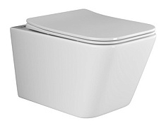 Ceramicanova Подвесной унитаз Metric Rimless CN3007 белый