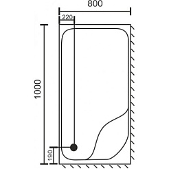 Royal Bath Душевой поддон RB 8100BP L – фотография-3