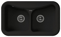 Florentina Мойка гранитная Крит 860 антрацит – фотография-1