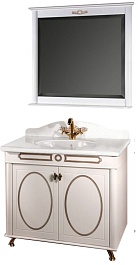 Водолей Мебель для ванной "Анжелика 90" F-1 белая – фотография-1