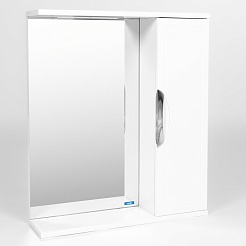 Viant Мебель для ванной Лима 70 Балтика 2 дверки белая – фотография-10