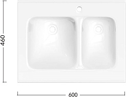 Ceruttispa Мебель для ванной Oglio 60 подвесная серая – фотография-9