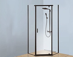 BERGES Wasserhaus Душевой уголок Solo T Black 90x90 061106 – фотография-2