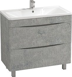 Водолей Мебель для ванной Adel 100 горный камень – фотография-6