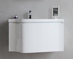 BelBagno Тумба с раковиной FORMICA 80 Bianco Lucido, 1 ящик – фотография-1