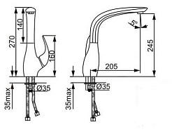 Iddis Смеситель Leaf LEASB00I05 для кухонной мойки – фотография-2