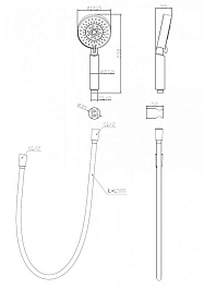 BelBagno Душевая система BB-DFS-5-CRM хром – фотография-2