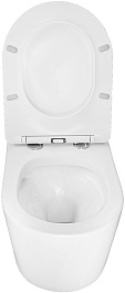 Azario Унитаз подвесной Ollin AZ-0513R безободковый белый – фотография-9