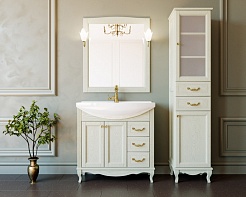 ValenHouse Комплект мебели Эллина 85 слоновая кость, фурнитура золото – фотография-8