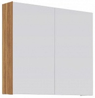 Aqwella Зеркало-шкаф для ванной МС 80 дуб сонома