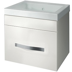 Какса-а Тумба для умывальника Квадро 50 подвесная – фотография-1