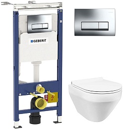 Am.Pm Комплект: инсталляция Платтенбау 4 в 1 + унитаз Spirit FlashClean – фотография-1