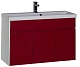 Aquanet Мебель для ванной "Латина 100" бордо (181089) – фотография-11