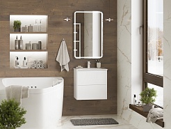 Brevita Мебель для ванной Toy 50 белая – фотография-2