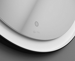 Owl 1975 Зеркало для ванной Viken Black D650 – фотография-7