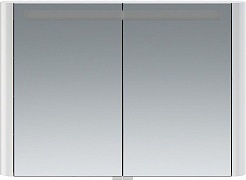 Am.Pm Зеркальный шкаф Sensation 100, с подсветкой, белый, глянец – фотография-1