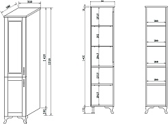 Sanflor Пенал Глория 32 L голубой – фотография-5