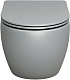 Grossman Унитаз подвесной Color GR-4455GLMS светло-серый матовый – фотография-12