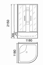 Parly Душевая кабина B118 – фотография-6