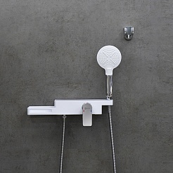 Lemark Смеситель для душа Unibox LM6903CW белый/хром – фотография-2