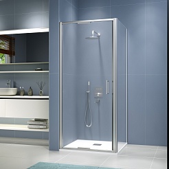 RGW Душевой уголок Stilvoll SV-135 80x80 профиль хром стекло прозрачное – фотография-2