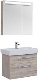 Dreja Мебель для ванны Q MAX 80 дуб кантри – фотография-1