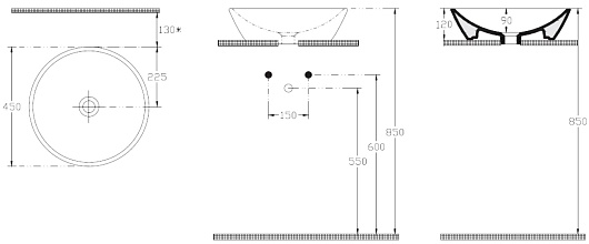 Allen Brau Мебельная раковина Fantasy 45 4.11019.20 белый глянец – фотография-4