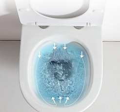 Ceruttispa Унитаз подвесной Ticino Aria MB CT8918 черный матовый – фотография-8