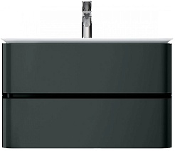 Am.Pm Мебель для ванной Sensation 80 R антрацит, глянцевая – фотография-7