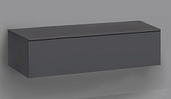 Jorno Тумба с раковиной Modulare 100 подвесная антрацит столешница трюфель – фотография-3