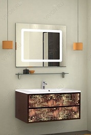 Акватон Мебель для ванной "Римини 80" янтарь – фотография-1