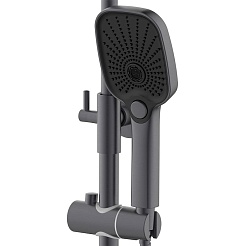 Azario Душевая стойка Conda AZ-K2311GR серый графит – фотография-7