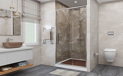 DTO Душевая дверь в нишу FC 120-140 Chrome – фотография-3