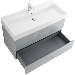 BelBagno Тумба с раковиной Molveno-46 80 подвесная beton – фотография-7