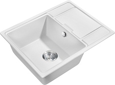 Milacio Мойка кухонная Navarra 65 Cuarzo белая