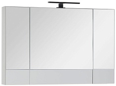 Aquanet Зеркальный шкаф "Верона 100" камерино белый