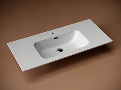 Ceramicanova Мебельная раковина Element 101 CN7003 белая – фотография-2