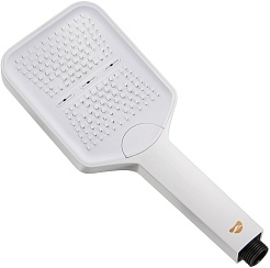 Milacio Душевая лейка MCU.006.WH белая матовая – фотография-1