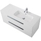 Cezares Тумба с раковиной Eco Cer-N 120 R bianco lucido CZR-8095-120-R ручки серые – картинка-16