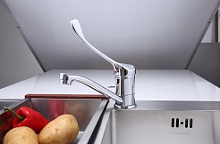 Frap Смеситель для кухни H54 F4554-2 хром – фотография-2