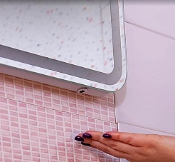 Бриклаер Зеркало Эстель-1 100 LED, сенсор на корпусе – фотография-4