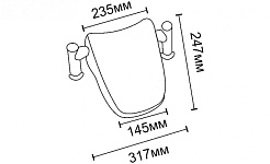 Royal Bath Подголовник SY-2B Tudor белый – фотография-2